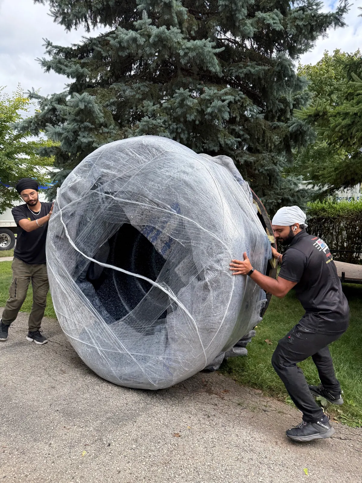 Hot tub moving