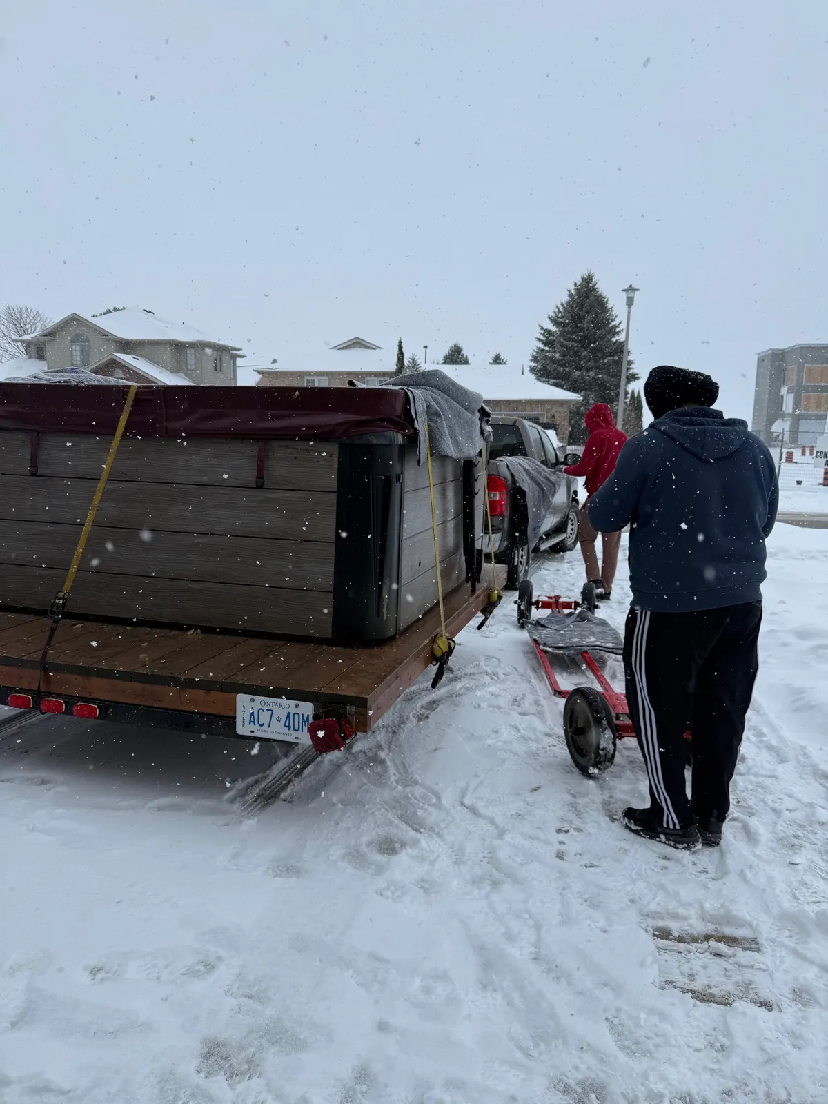 Hot tub moving 3