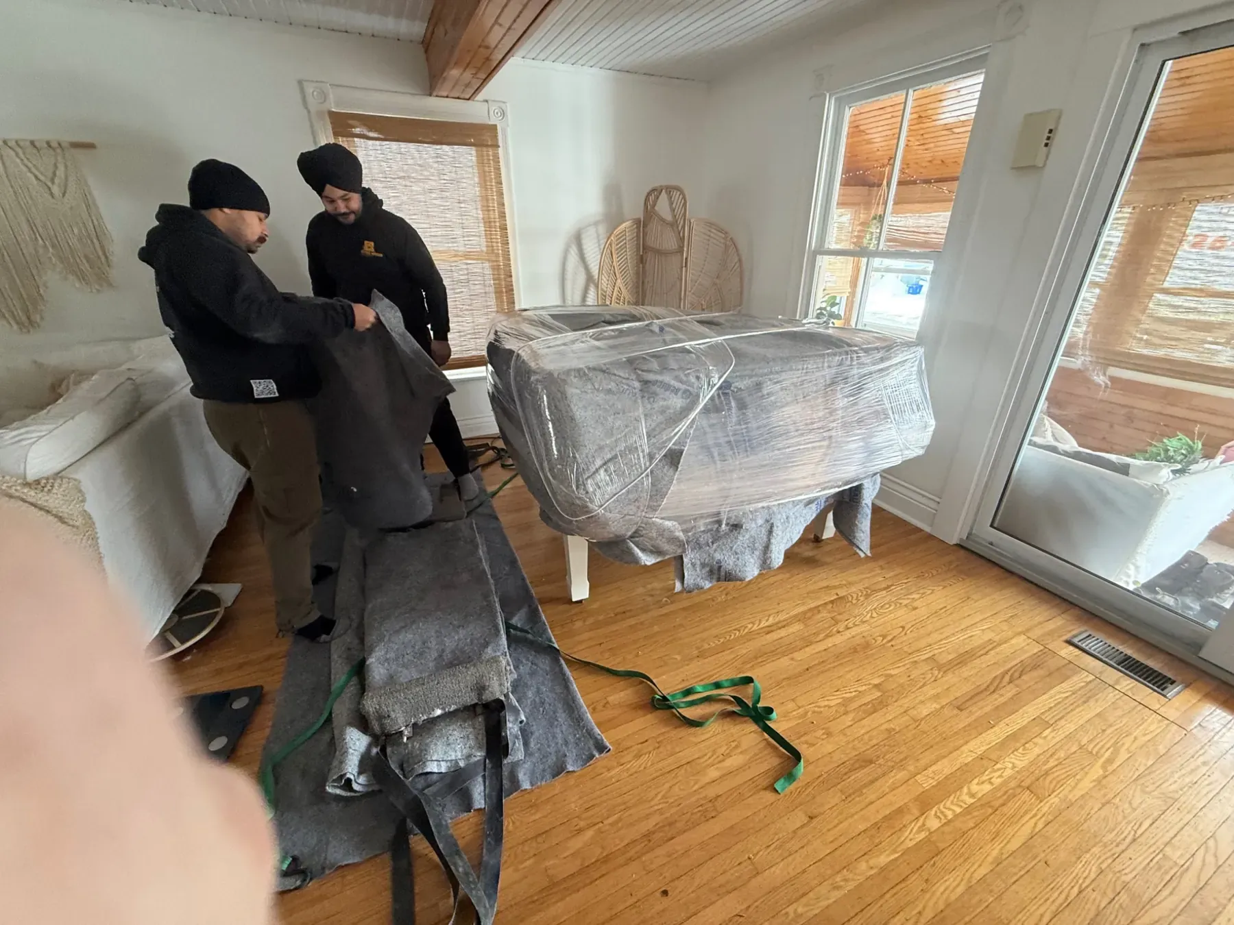 Baby grand piano moving from London Ontario to Stratford Ontario