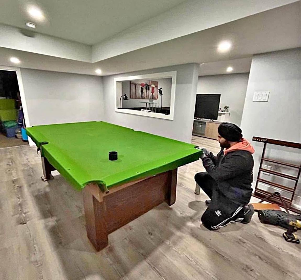 Pool table moving by Gypsee Movers with careful specialty handling